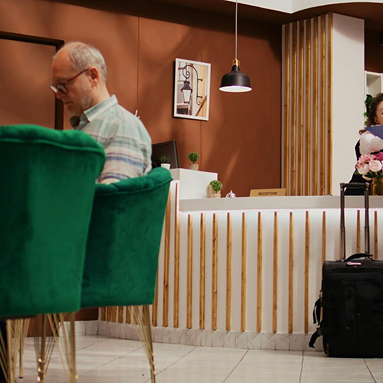 Executive business hotel room